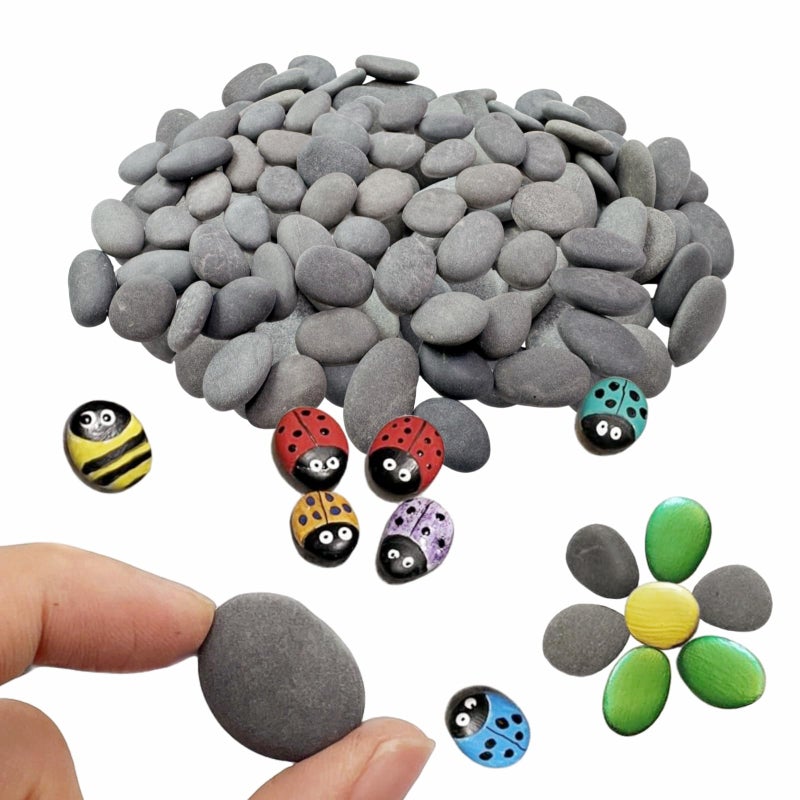 Lifetop 51pcs Tiny Painting Rocks ï¼ŒDIY Smooth Surface Stones,Arts and Crafts ï¼Œ0.5 to 1.0 inches ï¼ŒSo Small Rocks,Hand Picked for Painting - Image 1